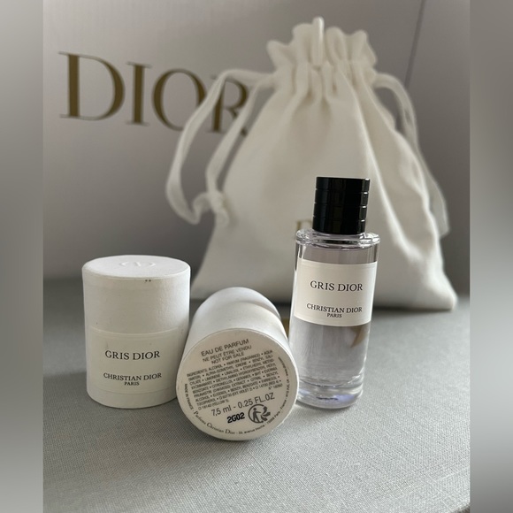 7.5ml Gris Dior Collection Prive Fragrance with logo dust bag - Picture 6 of 8